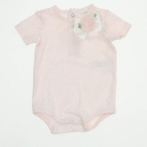 Miniclasix Girls Pink Onesie size: 6 Months